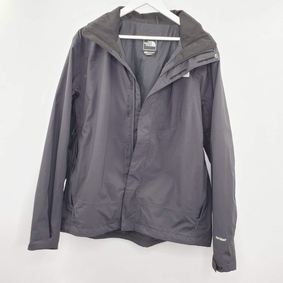 The North Face Other - North Face Men's Apex Hyvent Black Jacket Full Zip